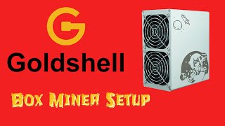 Goldshell Box Miner Pool Setup Fast [upl. by Colyer]