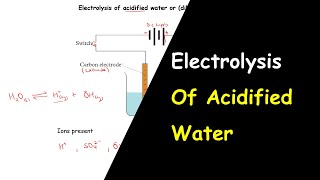 Electrolysis of Acidified Water [upl. by Jehoash407]