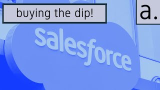 why I bought the dip on Salesforce CRM stock [upl. by Natsirc284]