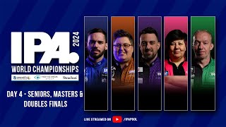 IPA World Championships 2024  Day 4  Seniors Masters amp Doubles Finals [upl. by Notreve]