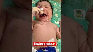 Newborn baby crying for🍼🍼 newbornbaby cute baby newborn pediatrics shorts short shortsfeed [upl. by Ecirtnahc]