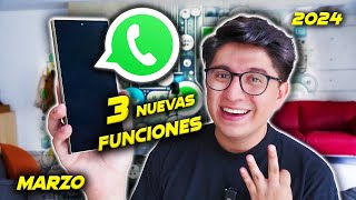 3 nuevas funciones de WhatsApp liberadas para todos los usuarios iOS y Android [upl. by Nilauqcaj]