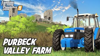 SETTING UP THE FARM  Purbeck Valley Farm Farming Simulator 19  Episode 1 [upl. by Atilamrac59]