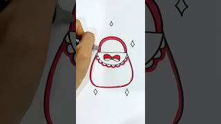 Comment dessiner un sac facilement  Tutoriel pour enfants [upl. by Nate]