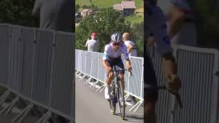 Remco Evenepoel Attacks Jonas Vingegaard For Second Overall In Stage 17 Of Tour de France 2024 [upl. by Nawd]