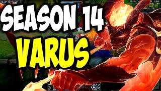 The Best BUILD For Varus  Dark Star Varus Gameplay  Season 14 Varus Guide [upl. by Akihsal]