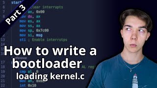 OS development 101  How to make a bootloader part 3  load kernelc [upl. by Tyrrell]