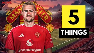 5 Things You Should Know About Matthijs De Ligt  Manchester United [upl. by Rosanna]