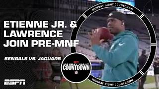 Travis Etienne Jr amp Trevor Lawrence PLAY CATCH w RGIII amp Swagu 🏈 FULL INTERVIEW  MNF Countdown [upl. by Timmie]