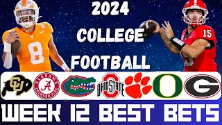 College Football Best Bets for Week 12 [upl. by Marfe]