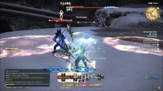 FFXIV ARR Dragoon Final Quest  Into the Dragons Maw [upl. by Hgielac]