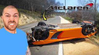 REBUILDING MY WRECKED MCLAREN THAT WAS UPSIDE DOWN [upl. by Lramaj]