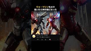 【マーベル】ウォーマシンをAIで描いたら神作画になった アベンジャーズ marvel avengers ironman [upl. by Elleirb]