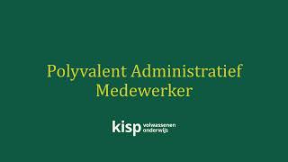 Polyvalent administratief medewerker [upl. by Burris]