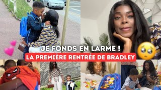 VLOG  LA PREMIÈRE RENTRÉE DE BRADLEY  JE FONDS EN LARME 🥺💕😭 [upl. by Yerak]