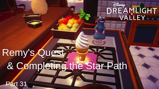 REMYS QUEST amp LOVELY MONSTERS STAR PATH COMPLETED  Lets Play  Disney Dreamlight Valley  PART 31 [upl. by Phillips]