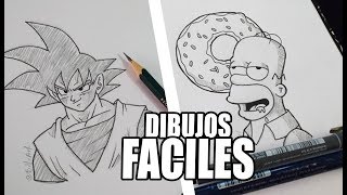 DIBUJOS FÁCILES DE HACER PARA PRINCIPIANTES 1  BillyArt [upl. by Dorey]