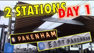 New East Pakenham and Pakenham stations Day One [upl. by Sokem]