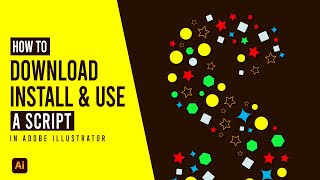 How to Download Install and Use a Script in Adobe Illustrator  Fillinger script  Fillinger [upl. by Oisorbma]