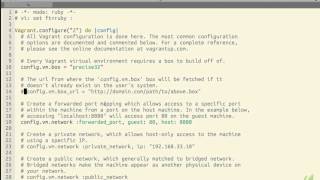06 The Vagrantfile [upl. by Aldredge]