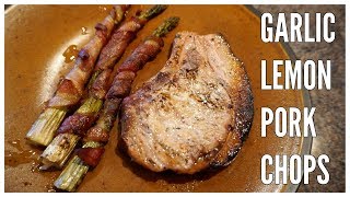 GARLIC LEMON PORK CHOPS  Just Taylor [upl. by Eixid]