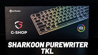 КРАТКИЙ ОБЗОР И РАСПАКОВКА SHARKOON PUREWRITER TKL [upl. by Nordek]