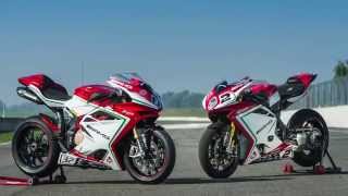 MV Agusta F4 RC vs F3 800 RC onboard  Motorcyclenewscom [upl. by Hashimoto]