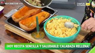 Calabaza rellena receta sencilla y saludable [upl. by Rabi524]