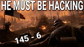 Battlefield 1  HUGE 145 Kill Operation [upl. by Rennob]