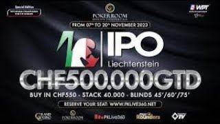 DE IPO Main Event Liechtenstein Final Table [upl. by Adallard]