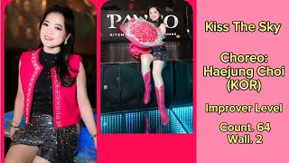 Kiss The Sky Line Dance Choreo Haejung Choi KORJun 2024 Music Jason Derulo [upl. by Shear]