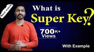 Lec13 Super key in DBMS in HINDI  ये Question Competition Exams में अक्सर पूछा गया है [upl. by Juno]