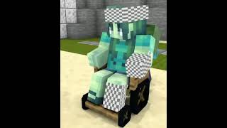 Monster School Baby Zombie Very Sad Life Minecraft Animation shorts version Shorts [upl. by Hernando823]