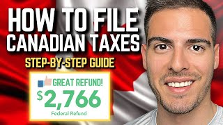 How To File Taxes in Canada 2024 ✅ Canadian Tax Return Tutorial 📖 TurboTax Canada Tutorial [upl. by Renae244]