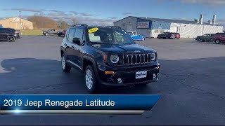 2019 Jeep Renegade Latitude Sport Utility Portage Baraboo Pardeeville Endeavor Madison [upl. by Verna]