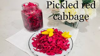 How to make pickled red cabbage [upl. by Heiney]