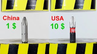 HYDRAULIC PRESS VS MOST EXPENSIVE TOOLS [upl. by Yentrac]