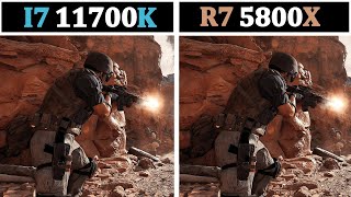 R7 5800X vs I7 11700K  4K Ultrawide 1440P 1080P [upl. by Nonnaer203]