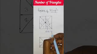 part 1  Number of Triangles  reasoning aptitude VMStudyStudio [upl. by Annazus]