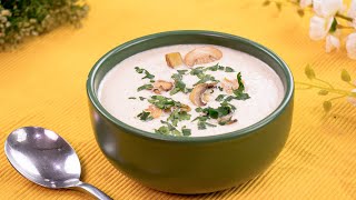 Cream Of Mushroom Soup By SooperChef [upl. by Hsiwhem]