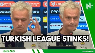 Mourinho’s full EXPLOSIVE RANT on SCANDALOUS Turkish league [upl. by Fagaly]