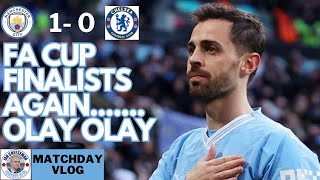 Man City 10 Chelsea  Matchday vlog  Finalists again [upl. by Llertnac]