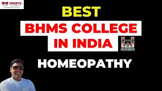 Top BHMS COLLEGE IN INDIA  Fee Admission Process  Homoeopathic Medical college in INDIA [upl. by Caesaria439]