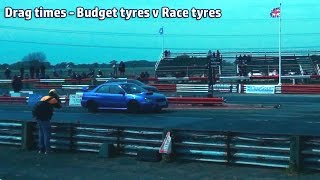 Are budget tyres better for drag racing [upl. by Nilam923]