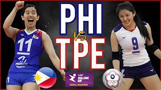 PHILIPPINES vs CHINESE TAIPEI  AVC 2024 Asian Women Volleyball Challenge Cup Live Scoreboard [upl. by Kobylak]