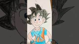 How to draw kid Goku  how to draw dragon Ball  Easy drawing tutorial for beginners✨ [upl. by Garwin]