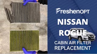 How To Change 2021  2024 Nissan Rogue Cabin Air Filter  Replace AC Filter Replacement Location [upl. by Lidah]