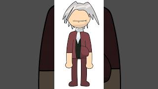 Day Forty Six Of Redesigning Videogame Characters Miles Edgeworth [upl. by Poyssick]