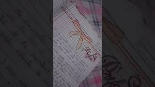 How to write a preface 📜 with vintage design 🪶 please subscribe my channel for more videos 🦋🤎 [upl. by Asela88]