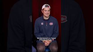 Samuel Montembeault a rapidement retrouvé le sourire après la défaite contre les Bruins  🇨🇦 nhl [upl. by Meunier]